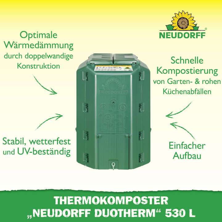 NEUDORFF Thermokomposter "Neudorff Duo­Therm" 530 L